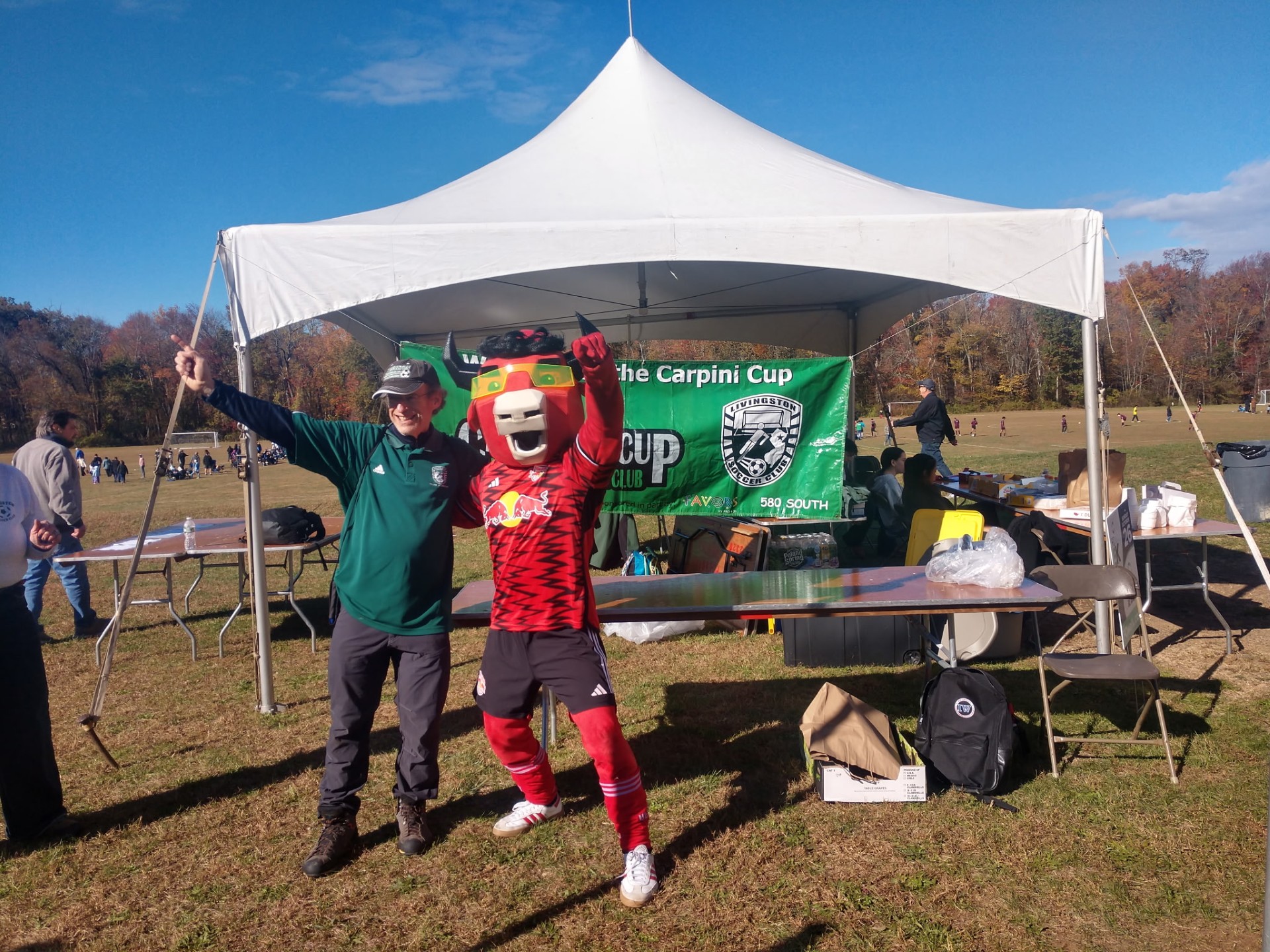 RED BULL MASCOT VISITED CARPINI CUP 2025 Thank you REDD!